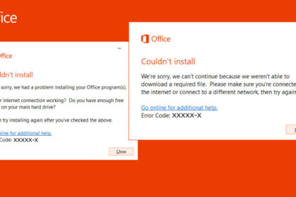 Couldn’t Install Office